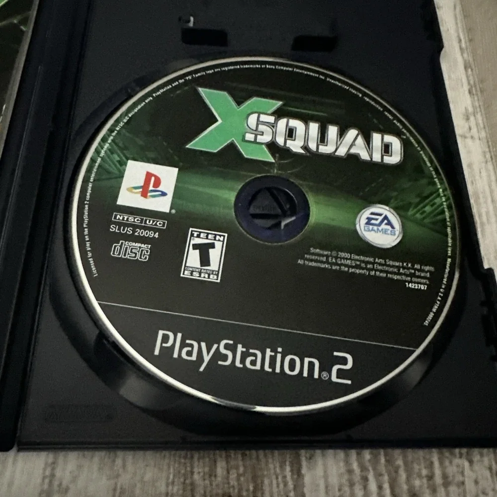 X Squad (Sony PlayStation 2, 2000) PS2 With Manual